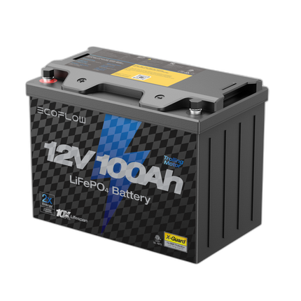 EcoFlow Lithium 12V 100Ah Deep Cycle LiFePO4 Battery