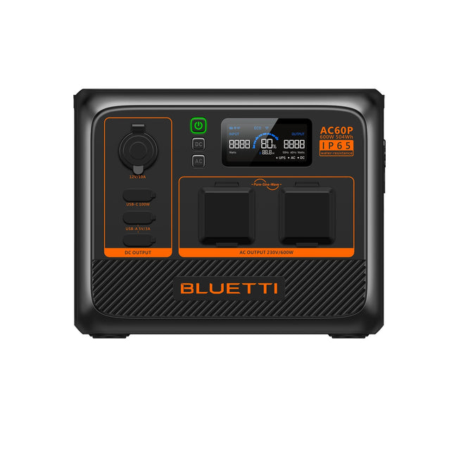 Bluetti AC60P + 120W Solar Panel