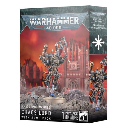 Warhammer 40K 43-101 Chaos Space Marines - Chaos Lord with Jump Pack