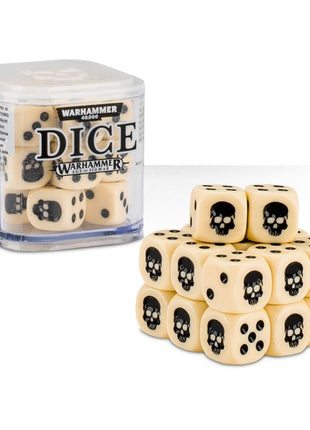 Warhammer 65-36 Dice Set (20 x 12mm Dice) - Bone