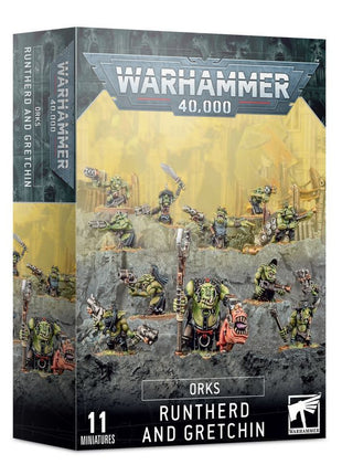 Warhammer 40K 50-16 Orks - Runtherd And Gretchin