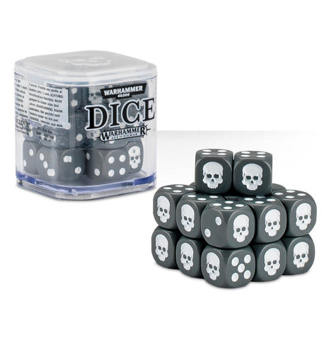 Warhammer 65-36 Dice Set (20 x 12mm Dice) - Grey