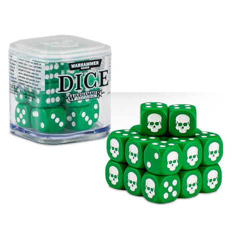 Warhammer 65-36 Dice Set (20 x 12mm Dice) - Green