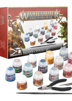 Warhammer Age of Sigmar 80-17 Paints & Tools Set