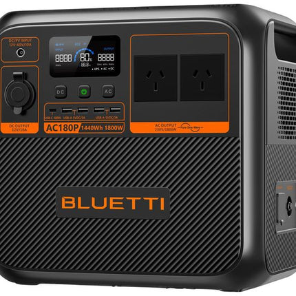 BLUETTI AC180P Portable Power Station | 1,800W 1,152Wh - Actiontech