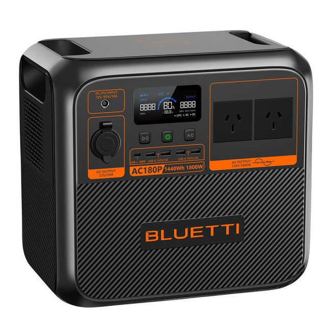 BLUETTI AC180 Portable Power Station  + PV200 Solar Panel - Actiontech