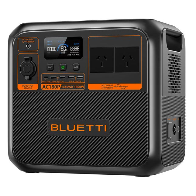 BLUETTI AC180P Portable Power Station | 1,800W 1,440Wh