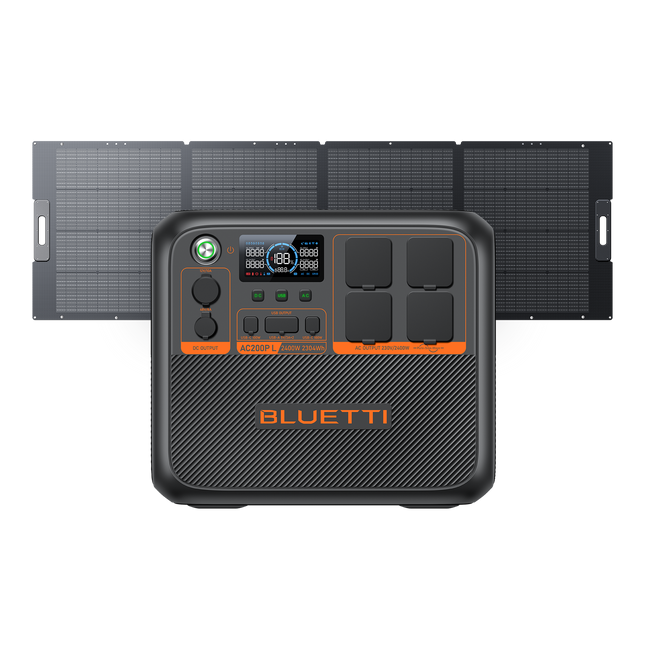 Bluetti AC200P L + 350W Solar Panel