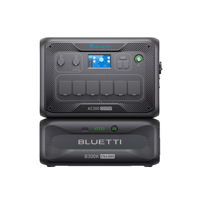 BLUETTI AC300 + B300K Battery | Home Battery Backup  | 3000W 2765Wh