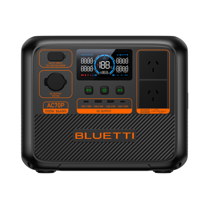 BLUETTI AC70P Portable Power Station | 1,000W 864Wh - Actiontech