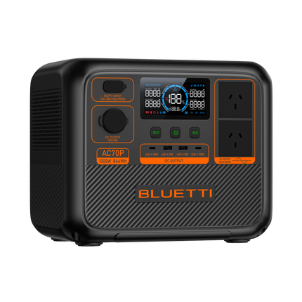 BLUETTI AC70P Portable Power Station | 1,000W 864Wh - Actiontech