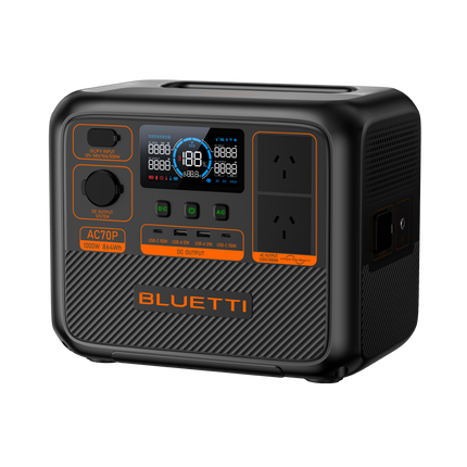 BLUETTI AC70P Portable Power Station | 1,000W 864Wh - Actiontech