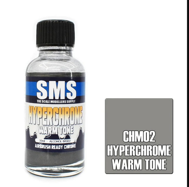 Airbrush Paint 30ml Hyperchrome Warm Tone  Alcohol Base Scale Modellers Supply