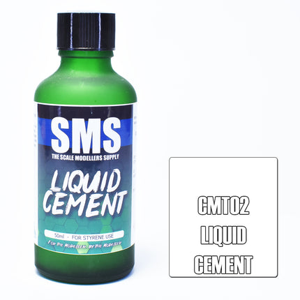 Airbrush Paint 50Ml Liquid Cement For Styrene Use Scale Modellers Supply