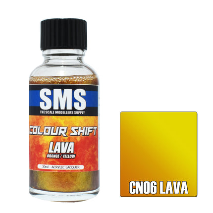 Airbrush Paint 30ml Colour Shift Lava Acrylic Lacquer Scale Modellers Supply