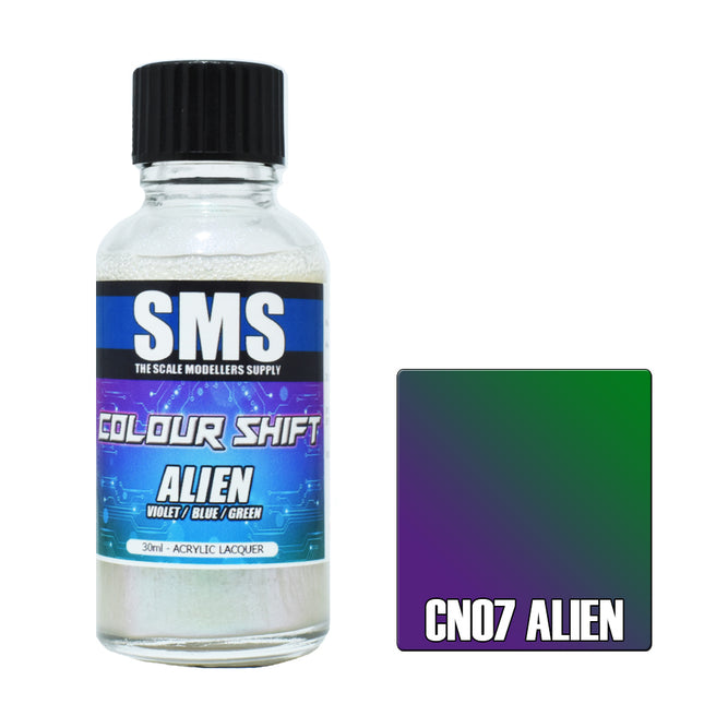 Airbrush Paint 30ml Colour Shift Alien Acrylic Lacquer Scale Modellers Supply