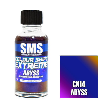 Airbrush Paint 30ml Colour Shift Extreme Abyss Acrylic Lacquer Scale Modellers Supply