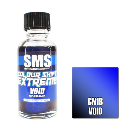 Airbrush Paint 30ml Colour Shift Extreme Void Acrylic Lacquer Scale Modellers Supply