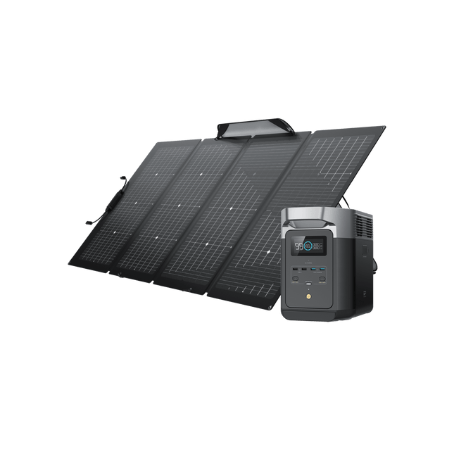 EcoFlow Delta 2 + 220W Solar Panel - Actiontech