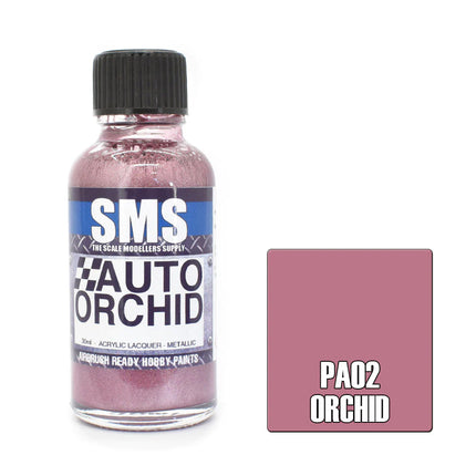 Airbrush Paint 30ml Auto Colour Orchid Scale Modellers Supply