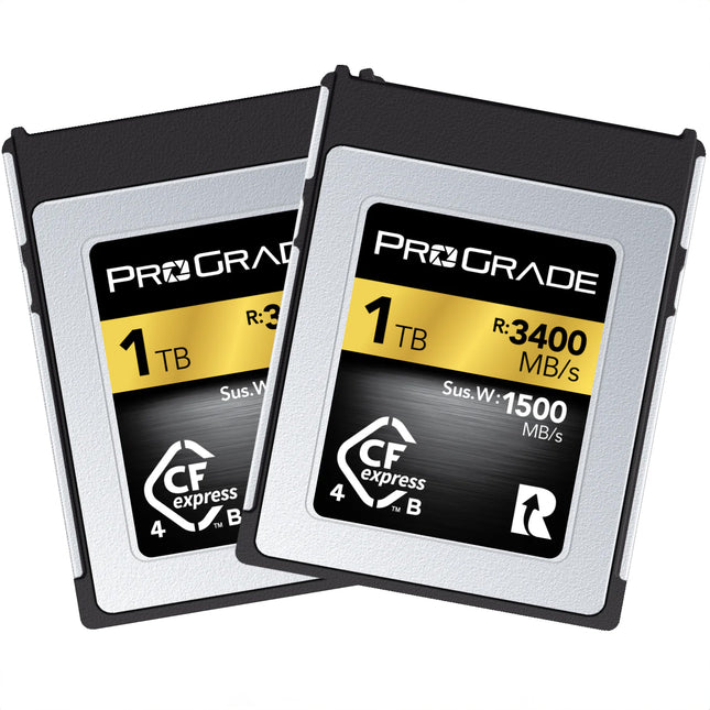 Prograde Digital CFEXPRESS 4.0 Type B Gold 1TB R3400MB/S W1500MB/S 2PK