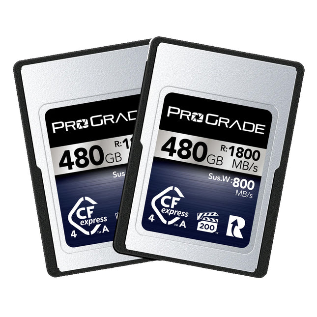 Prograde Digital CFEXPRESS 4.0 Type A IRIDIUM 480GB R1500MB/S W1200MB/S 2PK