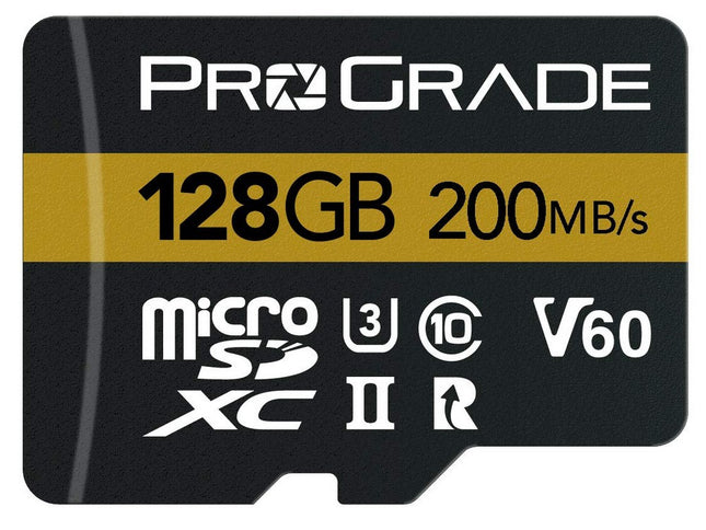 Prograde Digital Micro SDXC Gold UHS-II 128GB R250MB/S W130MB/S V60