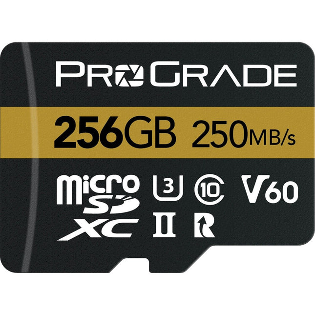 Prograde Digital Micro SDXC Gold UHS-II 256GB R250MB/S W130MB/S V60