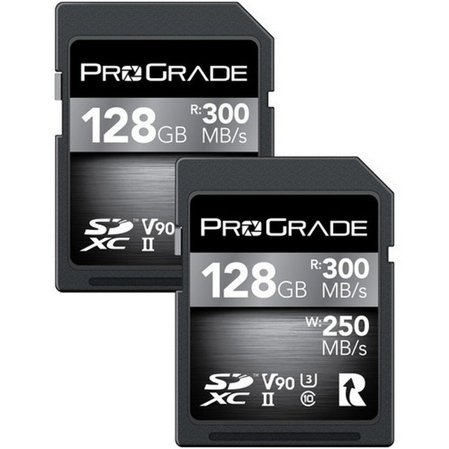 Prograde Digital SDXC COBALT UHS-II 128GB R300MB/S W250MB/S V90 2PK