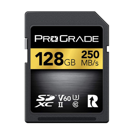 Prograde Digital SDXC GOLD UHS-II 128GB R250MB/S W120MB/S V60