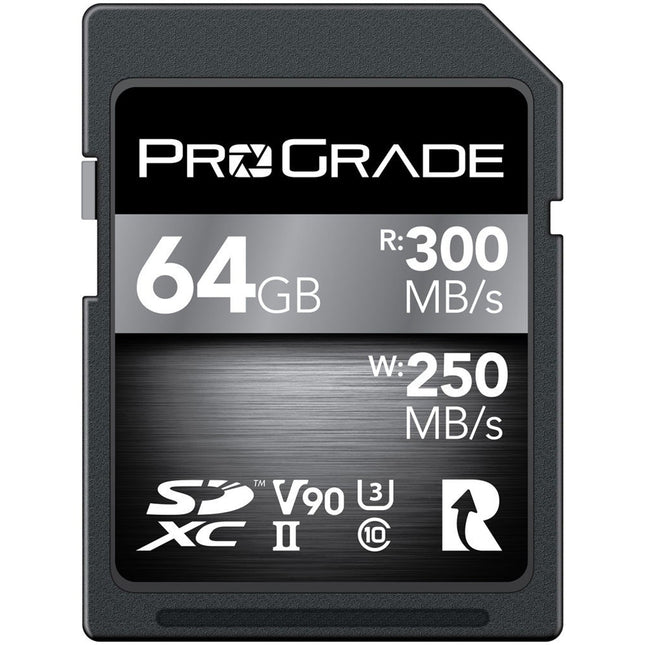 Prograde Digital SDXC COBALT UHS-II 64GB R300MB/S W250MB/S V90