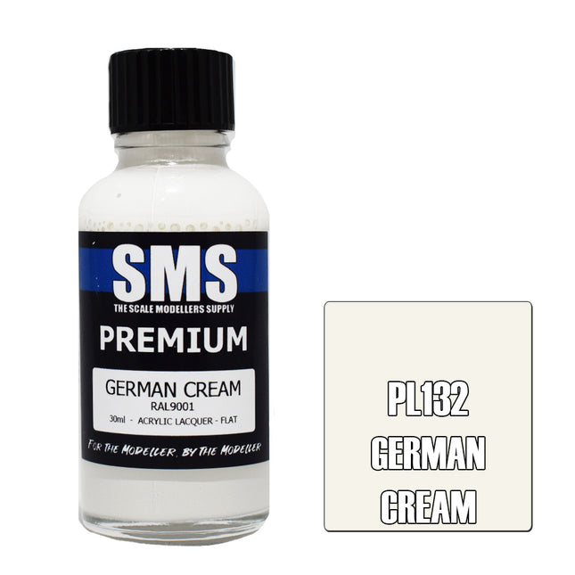 Air Brush Paint 30ml Premium German Cream  Acrylic Lacquer Scale Modellers Supply