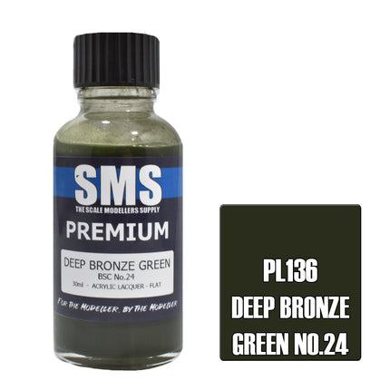 Air Brush Paint 30ml Premium Deep Bronze Green Acrylic Lacquer Scale Modellers Supply