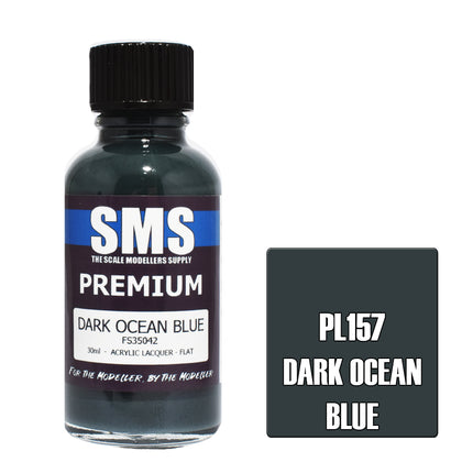 Air Brush Paint 30ml Premium Dark Ocean Blue Acrylic Lacquer Scale Modellers Supply