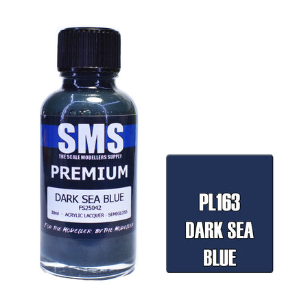 Air Brush Paint 30ml Premium Dark Sea Blue  Acrylic Lacquer Scale Modellers Supply