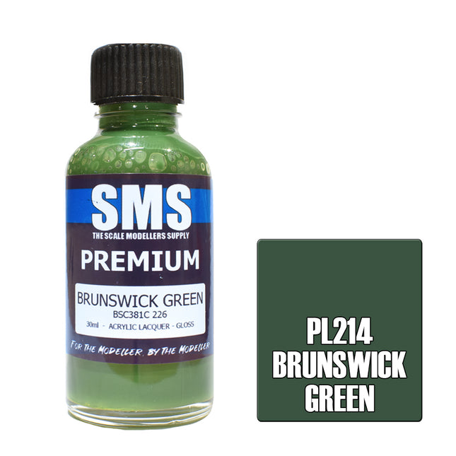 Air Brush Paint 30ml Premium Brunswick Green  Acrylic Lacquer Scale Modellers Supply