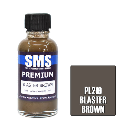 Air Brush Paint 30ml Premium Blaster Brown Acrylic Lacquer Scale Modellers Supply