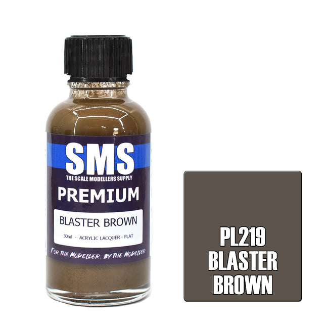 Air Brush Paint 30ml Premium Blaster Brown Acrylic Lacquer Scale Modellers Supply