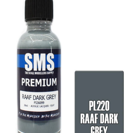 Air Brush Paint 30ml Premium Raaf Dark Grey Acrylic Lacquer Scale Modellers Supply