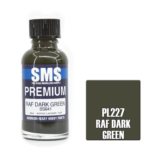 Air Brush Paint 30ml Rad Dark Green Pl227 Acrylic Lacquer Scale Modellers Supply