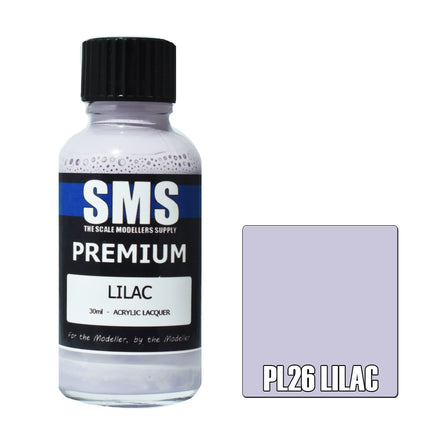 Air Brush Paint 30ml Premium Lilac Acrylic Lacquer Scale Modellers Supply