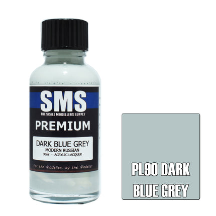 Air Brush Paint 30ml Premium Dark Blue Grey  Acrylic Lacquer Scale Modellers Supply