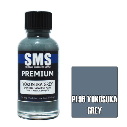 Airbrush Paint 30ml Premium Yokosuka Grey (Ijn) Acrylic Lacquer Scale Modellers Supply