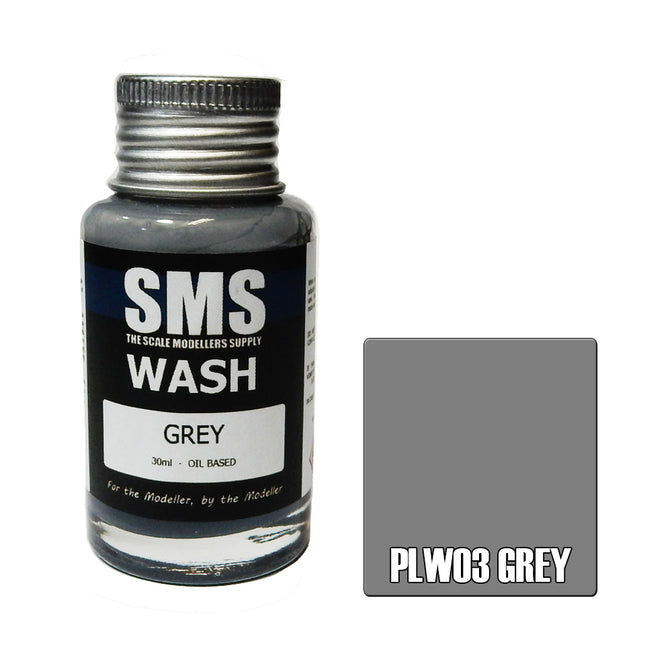 Airbrush Paint 30ml Wash Grey Scale Modellers Supply