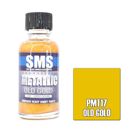 Air Brush Paint 30ml Metallic  Gold  Acrylic Lacquer Scale Modellers Supply