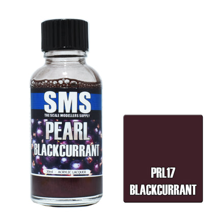 Airbrush Paint 30ml Pearl Blackcurrant Acrylic Lacquer Scale Modellers Supply