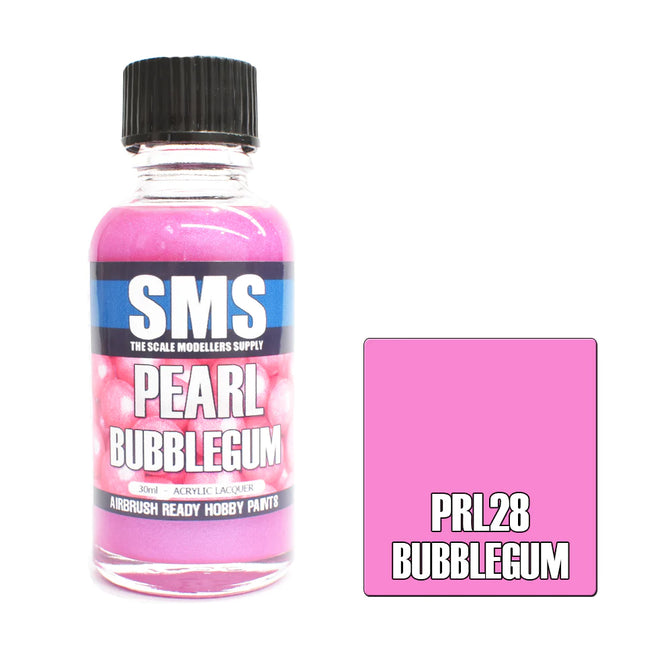 Airbrush Paint 30ml Pearl Bubblegum Acrylic Lacquer Scale Modellers Supply