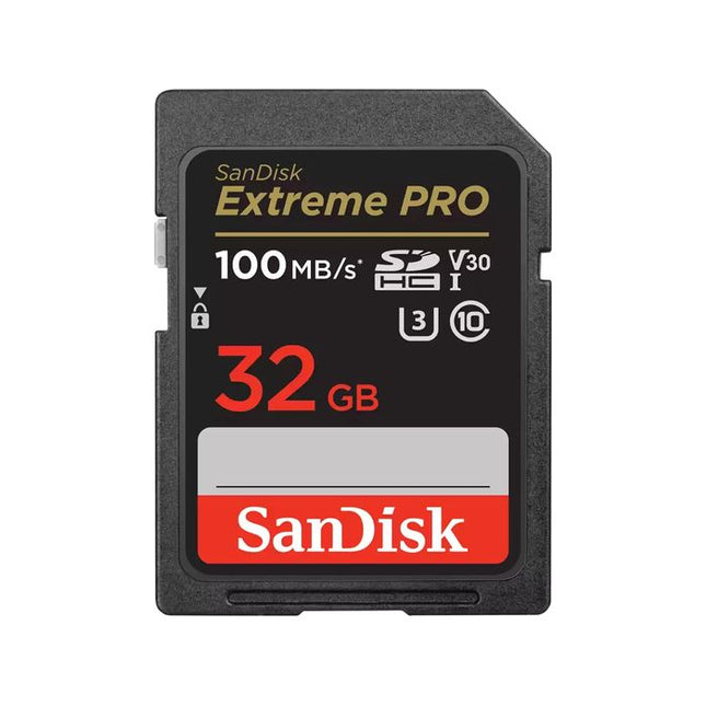 Sandisk Extreme Pro SDHC 32GB 100MB/S UHS-I MEMORY CARD - Actiontech