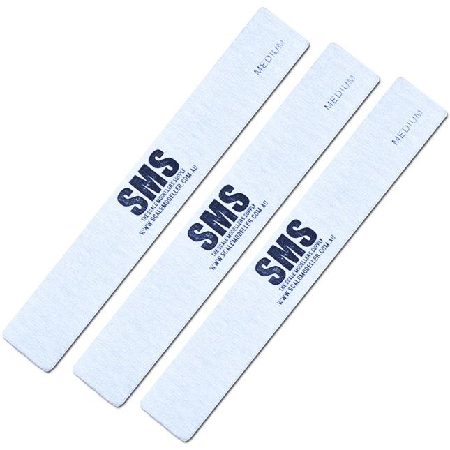 Scale Modellers Supply Sanding Sticks 3PC (Medium)