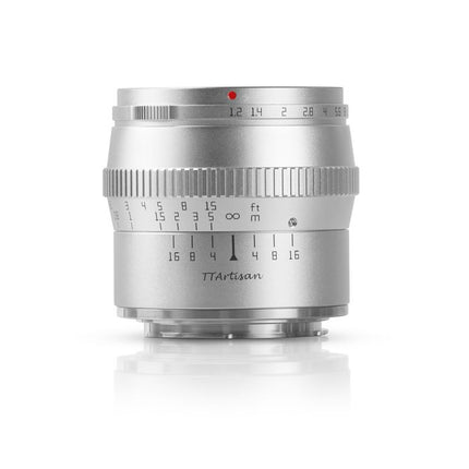 TTARTISAN 50MM F1.2 APS-C SONY E SILVER - Actiontech